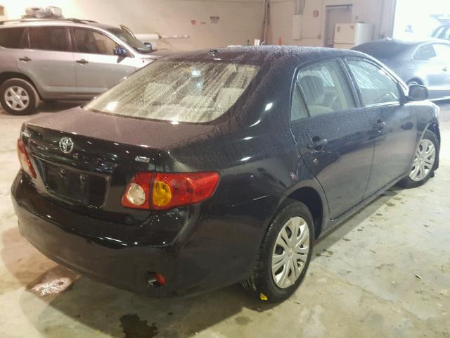 JTDBL40E49J029317 - 2009 TOYOTA COROLLA BA BLACK photo 4