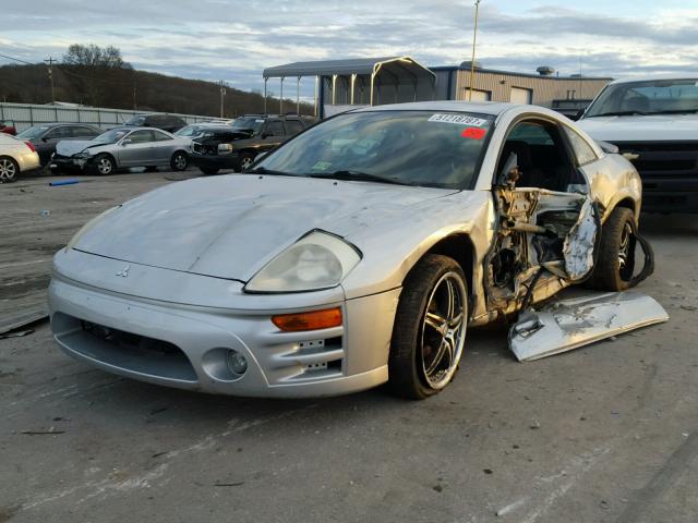 4A3AC84H13E021017 - 2003 MITSUBISHI ECLIPSE GT SILVER photo 2