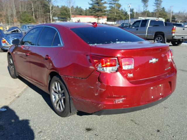 1G11F5RR6DF112802 - 2013 CHEVROLET MALIBU 2LT RED photo 3