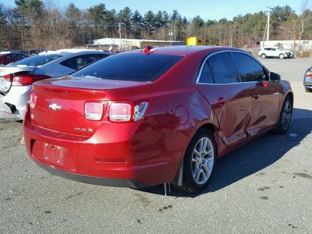 1G11F5RR6DF112802 - 2013 CHEVROLET MALIBU 2LT RED photo 4