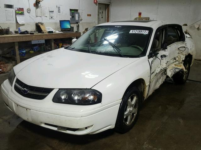 2G1WH52K449214590 - 2004 CHEVROLET IMPALA LS WHITE photo 2