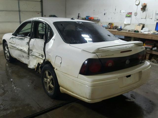 2G1WH52K449214590 - 2004 CHEVROLET IMPALA LS WHITE photo 3