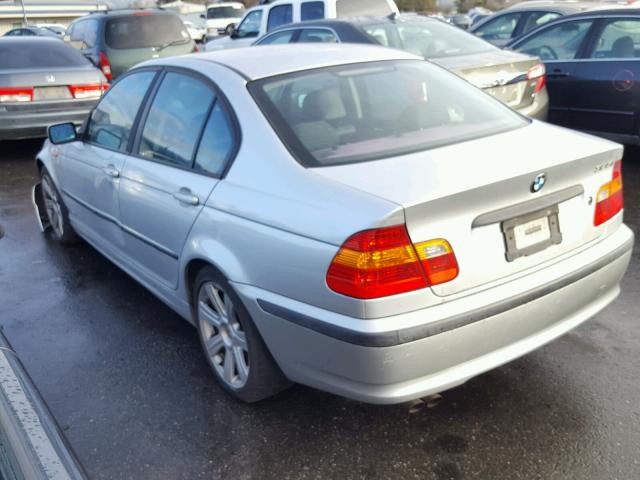 WBAET37422NG81162 - 2002 BMW 325 I SILVER photo 3