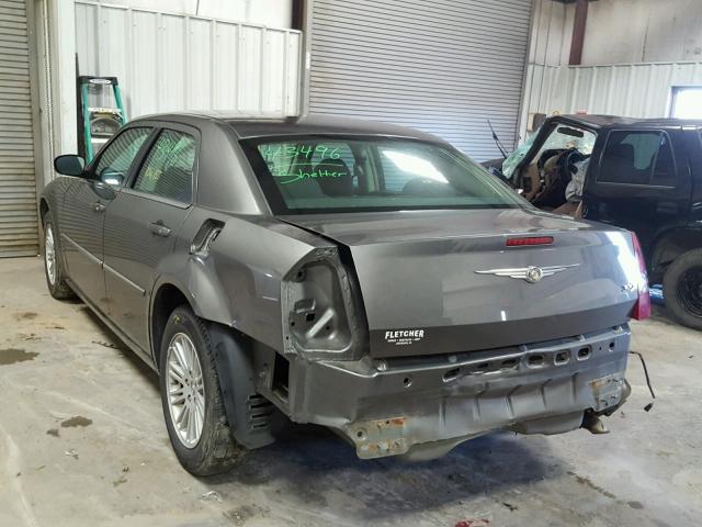 2C3KA43D39H554769 - 2009 CHRYSLER 300 LX GRAY photo 3