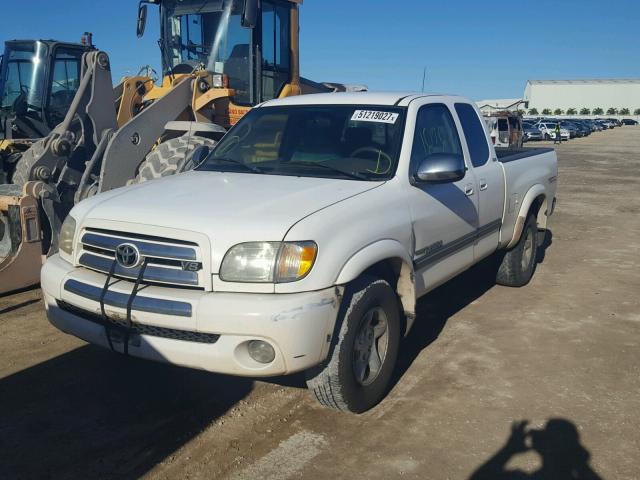 5TBRT34143S379842 - 2003 TOYOTA TUNDRA ACC WHITE photo 2