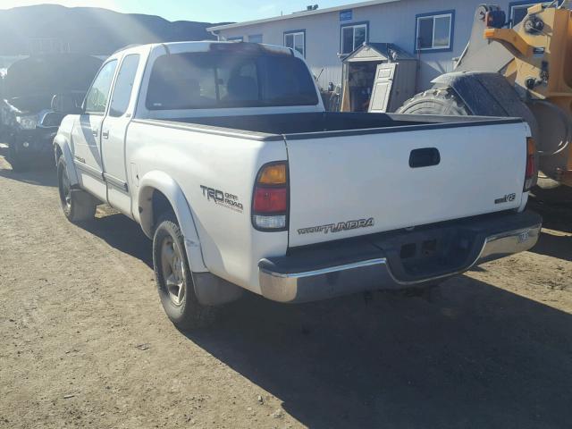 5TBRT34143S379842 - 2003 TOYOTA TUNDRA ACC WHITE photo 3