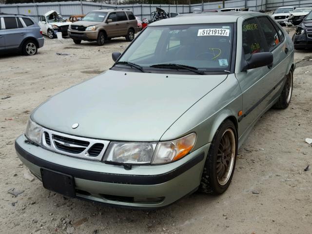 YS3DD55H3Y2033911 - 2000 SAAB 9-3 GREEN photo 2