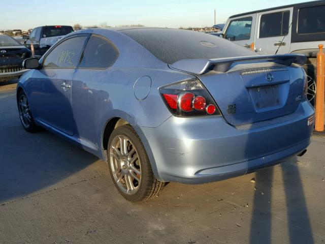 JTKDE167380255193 - 2008 SCION TC BLUE photo 3