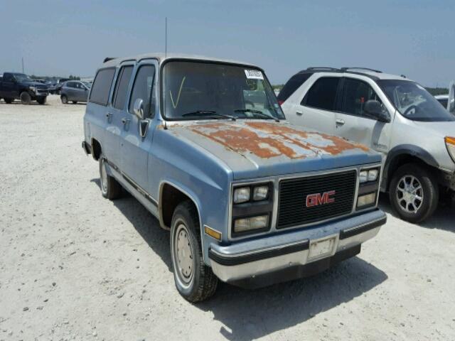 1GKER16K7LF536072 - 1990 GMC SUBURBAN R BLUE photo 1