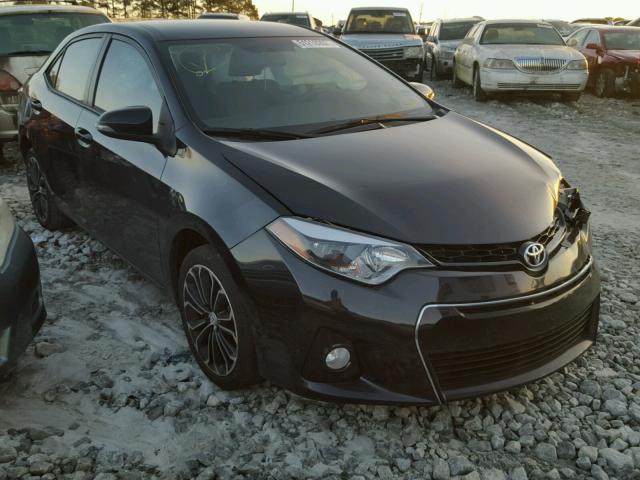 5YFBURHE5FP267814 - 2015 TOYOTA COROLLA L BLACK photo 1