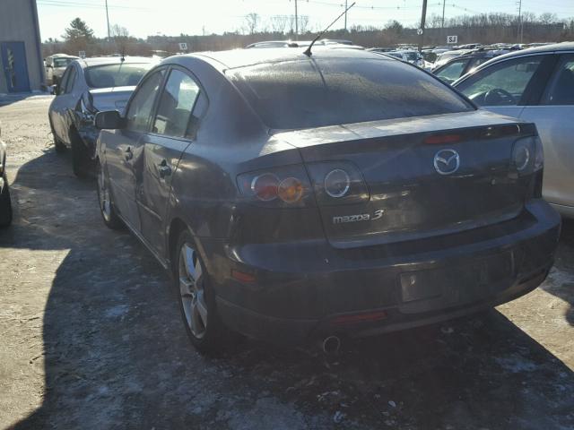 JM1BK123351286427 - 2005 MAZDA 3 S GRAY photo 3