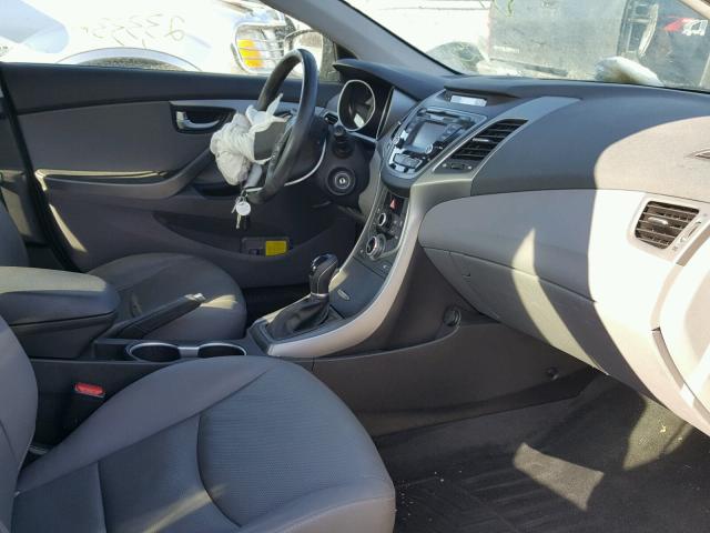 KMHDH4AEXFU394339 - 2015 HYUNDAI ELANTRA SE GRAY photo 5