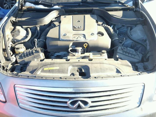 JNKBV61F57M821063 - 2007 INFINITI G35 GRAY photo 7