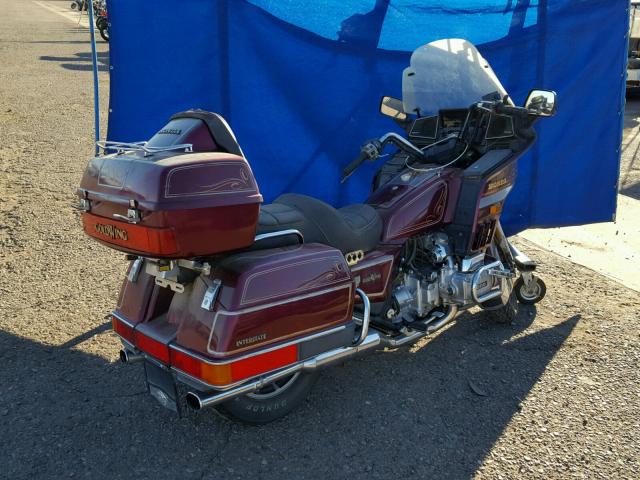 1HFSC1411FA103140 - 1985 HONDA GL1200 I MAROON photo 4