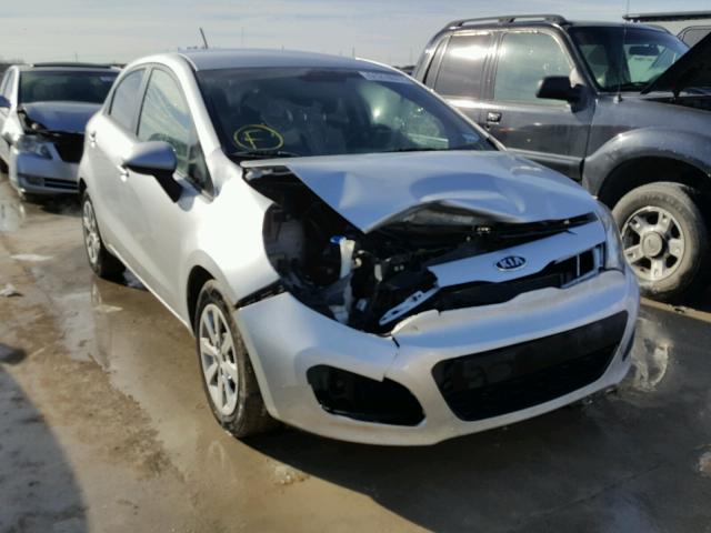 KNADM5A3XC6012859 - 2012 KIA RIO LX SILVER photo 1