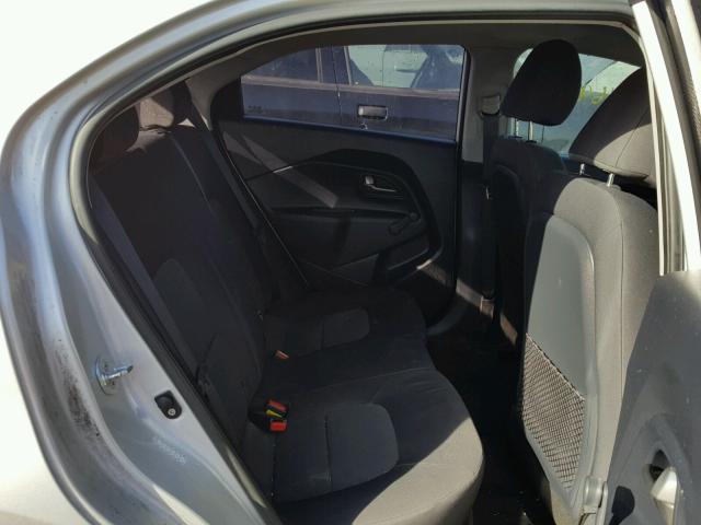 KNADM5A3XC6012859 - 2012 KIA RIO LX Արծաթագույն լուսանկար 6