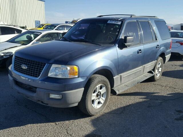 1FMRU15W83LC00847 - 2003 FORD EXPEDITION BLUE photo 2