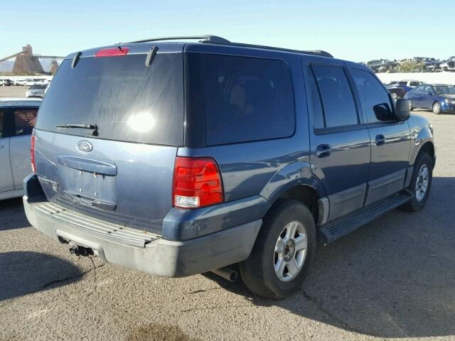 1FMRU15W83LC00847 - 2003 FORD EXPEDITION BLUE photo 4