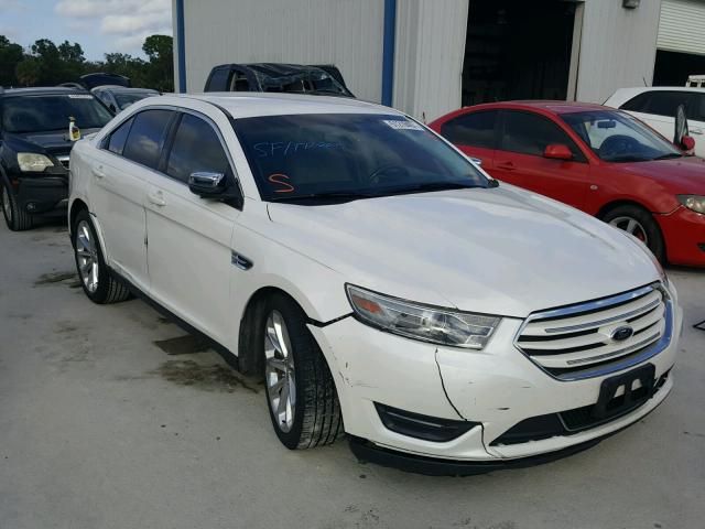 1FAHP2F80DG133285 - 2013 FORD TAURUS LIM WHITE photo 1