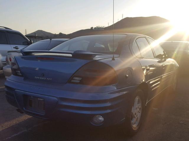 1G2NE52E1XM902368 - 1999 PONTIAC GRAND AM S Կապույտ լուսանկար 4