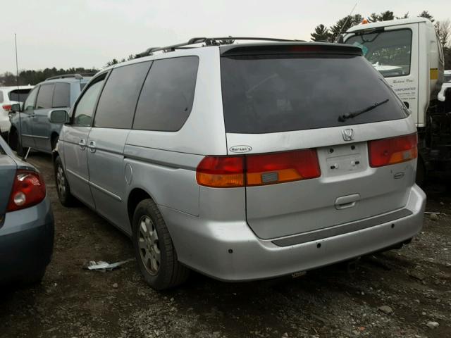 5FNRL18684B072388 - 2004 HONDA ODYSSEY EX SILVER photo 3