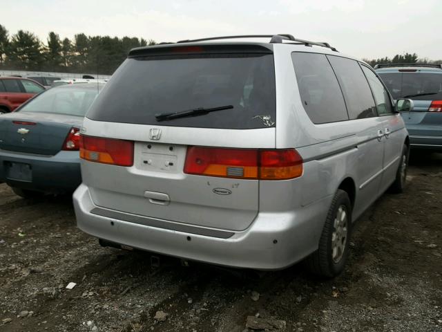 5FNRL18684B072388 - 2004 HONDA ODYSSEY EX SILVER photo 4