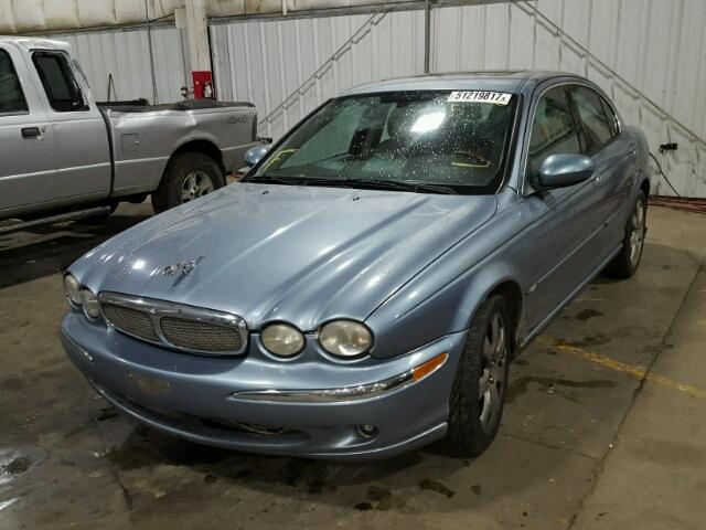 SAJEA51C44WE10736 - 2004 JAGUAR X-TYPE 3.0 BLUE photo 2