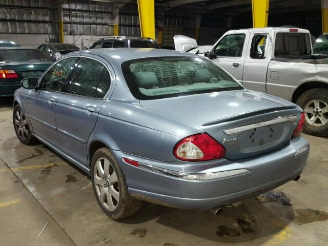 SAJEA51C44WE10736 - 2004 JAGUAR X-TYPE 3.0 BLUE photo 3