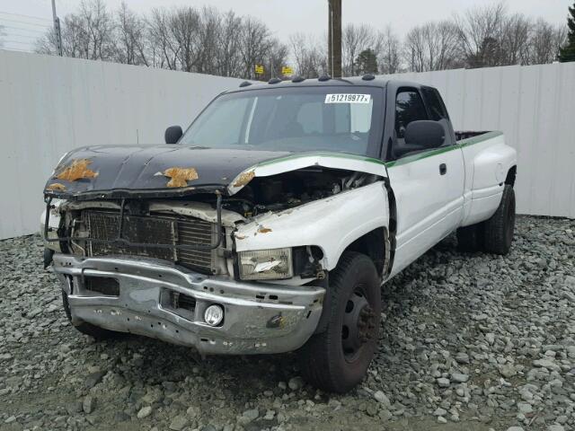 3B7MC33C22M225567 - 2002 DODGE RAM 3500 TWO TONE photo 2