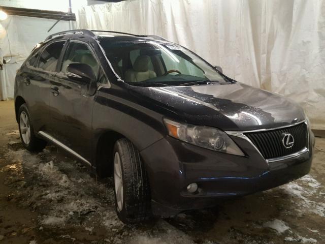 2T2BK1BA5AC061488 - 2010 LEXUS RX 350 CHARCOAL photo 1