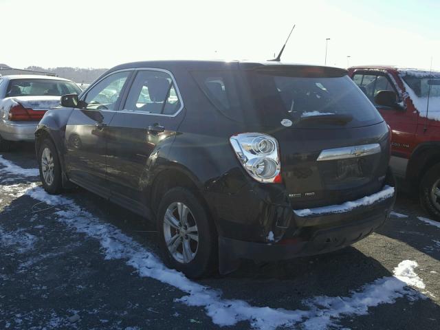 2GNFLCEK3C6175827 - 2012 CHEVROLET EQUINOX LS BLACK photo 3