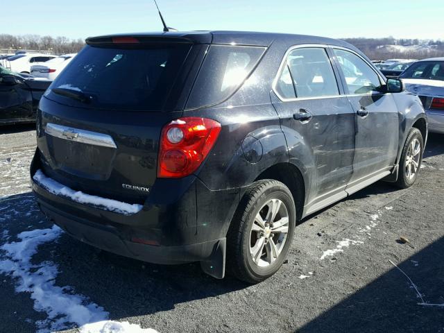 2GNFLCEK3C6175827 - 2012 CHEVROLET EQUINOX LS BLACK photo 4