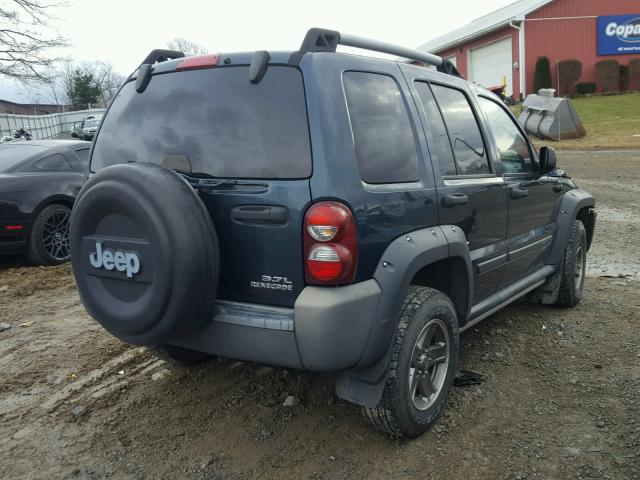 1J4GL38K95W684994 - 2005 JEEP LIBERTY RE GREEN photo 4