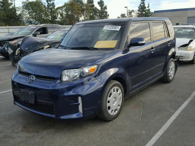 JTLZE4FE6EJ056243 - 2014 TOYOTA SCION XB BLUE photo 2