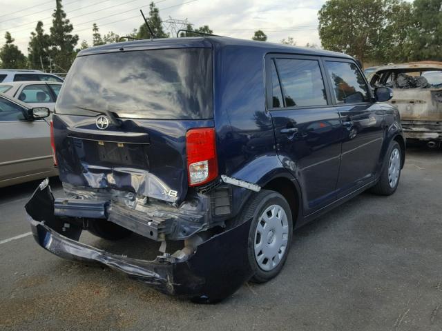 JTLZE4FE6EJ056243 - 2014 TOYOTA SCION XB BLUE photo 4