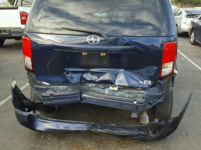 JTLZE4FE6EJ056243 - 2014 TOYOTA SCION XB BLUE photo 9