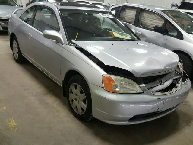 1HGEM22961L046161 - 2001 HONDA CIVIC SI SILVER photo 1