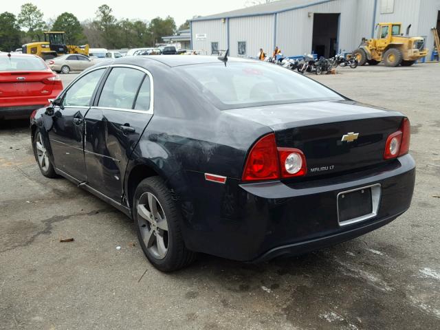 1G1ZC5E14BF127775 - 2011 CHEVROLET MALIBU 1LT 黑色 照片 3