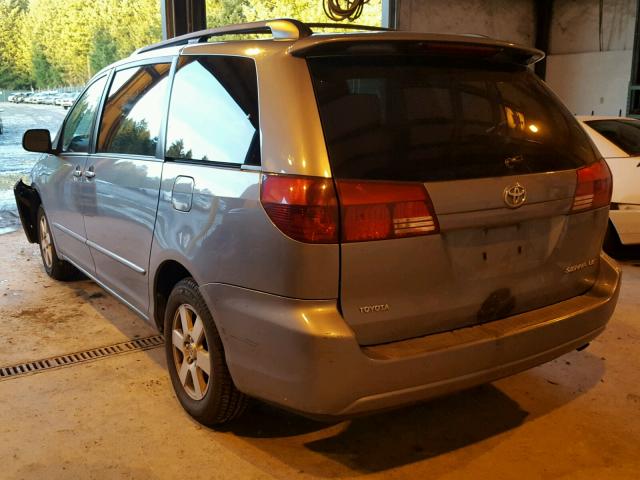 5TDZA23C94S205180 - 2004 TOYOTA SIENNA CE BLUE photo 3