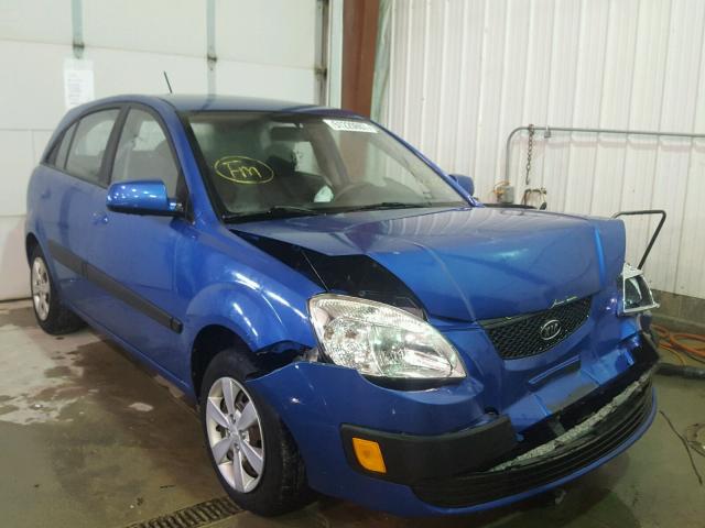 KNADE243096516952 - 2009 KIA RIO 5 SX BLUE photo 1