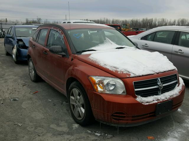 1B3HB48BX7D114800 - 2007 DODGE CALIBER SX ORANGE photo 1