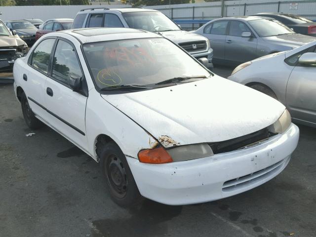 JM1BC1415V0137256 - 1997 MAZDA PROTEGE DX WHITE photo 1