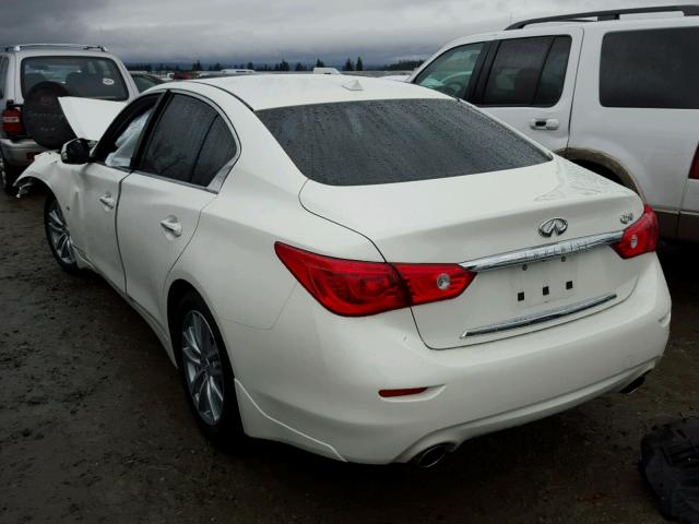 JN1EV7AP5GM305429 - 2016 INFINITI Q50 PREMIU WHITE photo 3