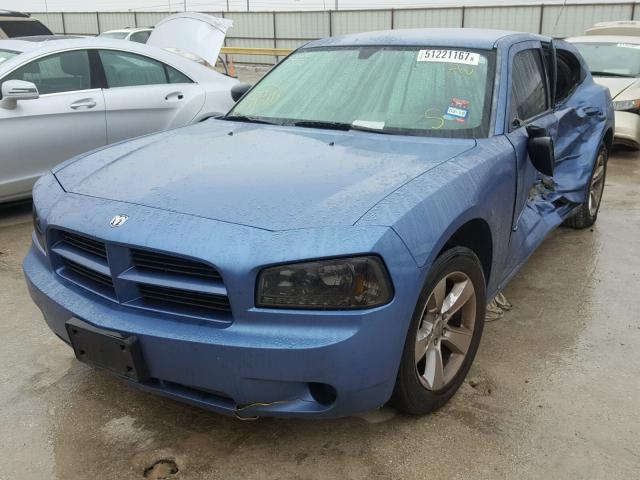 2B3KA43G37H718669 - 2007 DODGE CHARGER SE BLUE photo 2