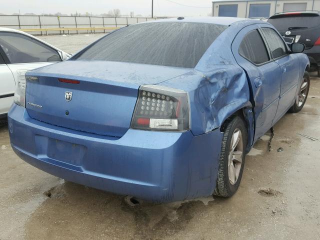 2B3KA43G37H718669 - 2007 DODGE CHARGER SE BLUE photo 4