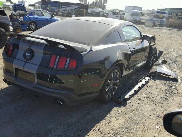 1ZVBP8CF9C5206702 - 2012 FORD MUSTANG GT BLACK photo 4