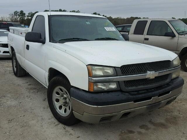 1GCEC14V65Z271317 - 2005 CHEVROLET SILVERADO WHITE photo 1