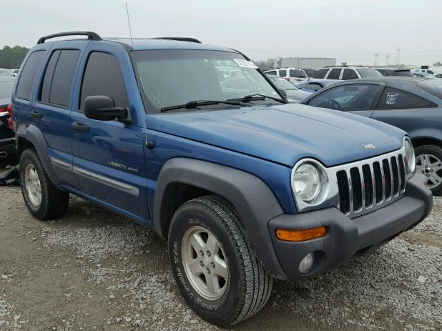 1J4GK58K52W110371 - 2002 JEEP LIBERTY LI BLUE photo 1