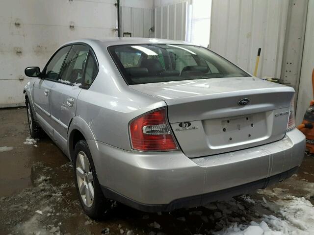 4S4BL62C077203610 - 2007 SUBARU LEGACY OUT SILVER photo 3