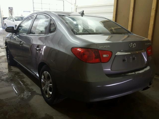 KMHDU4AD0AU169794 - 2010 HYUNDAI ELANTRA BL GRAY photo 3